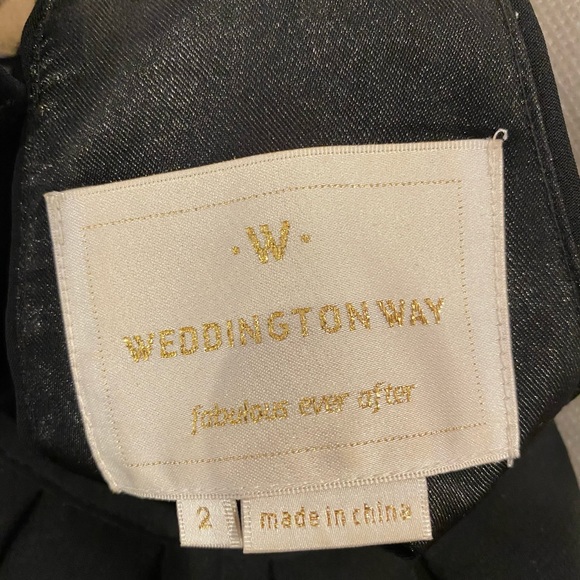 Long black chiffon dress - Picture 5 of 7